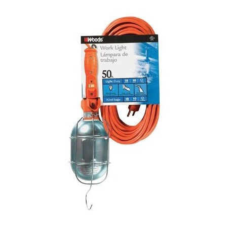 Southwire TROUBLE LIT 18/3 50FT SJT ORG* CM0682